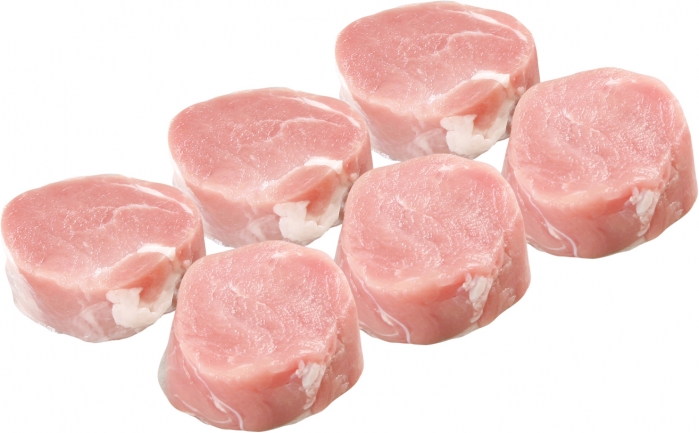 Pork Loin Medallion Steaks x6 590g ($26.45)